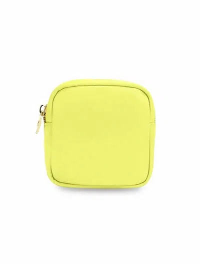Stoney Clover Lane Classic Mini Pouch In Lime In Yellow