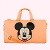 Stoney Clover Lane Classic Peach Duffle With Jumbo Mickey Patch