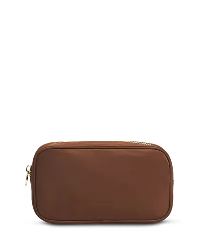 Stoney Clover Lane Classic Small Nylon Pouch In Brown