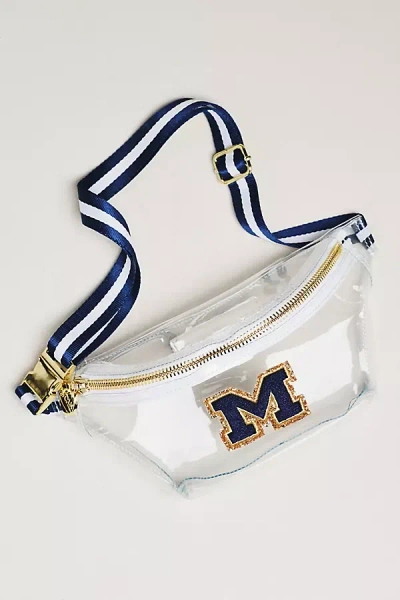 Stoney Clover Lane Clear College Football Belt Bag In Transparent