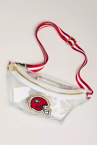 Stoney Clover Lane Clear College Football Belt Bag In Transparent