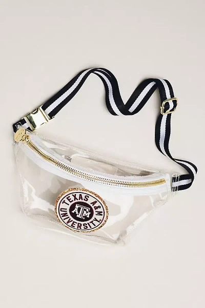 Stoney Clover Lane Clear College Football Belt Bag In Transparent
