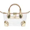 Stoney Clover Lane Clear Crossbody Bag In Gold