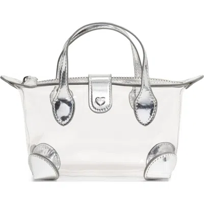 Stoney Clover Lane Clear Crossbody Bag In Silver