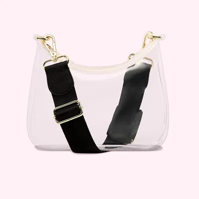 Stoney Clover Lane Clear Curved Crossbody Bag In Transparent