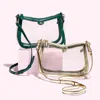 Stoney Clover Lane Clear Curved Crossbody Bag