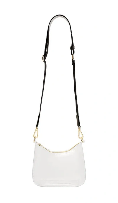 Stoney Clover Lane Clear Curved Crossbody Bag In White