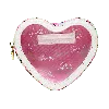 Stoney Clover Lane Clear Front Heart Pouch