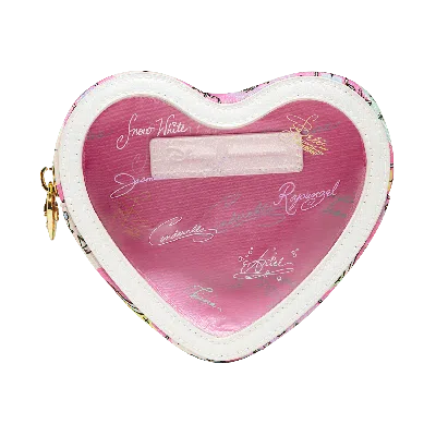Stoney Clover Lane Clear Front Heart Pouch