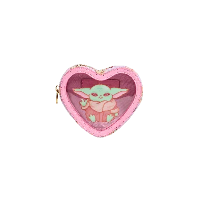 Stoney Clover Lane Clear Front Heart Pouch