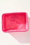 Stoney Clover Lane Clear Front Large Pouch In Pink
