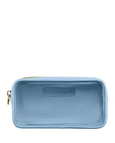 Stoney Clover Lane Clear Front Small Nylon Pouch In Blue