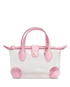 Stoney Clover Lane Clear Pouchette Crossbody Bag In Pink