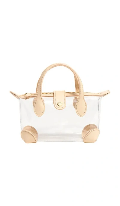 Stoney Clover Lane Clear Pouchette Crossbody Bag In Sand
