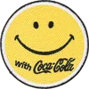 Stoney Clover Lane Coca-cola Smiley Face Patch