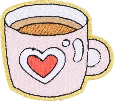 Stoney Clover Lane Coffee Mug Patch In Pink