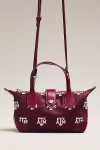 Stoney Clover Lane College Football Pouchette Crossbody Bag In Red
