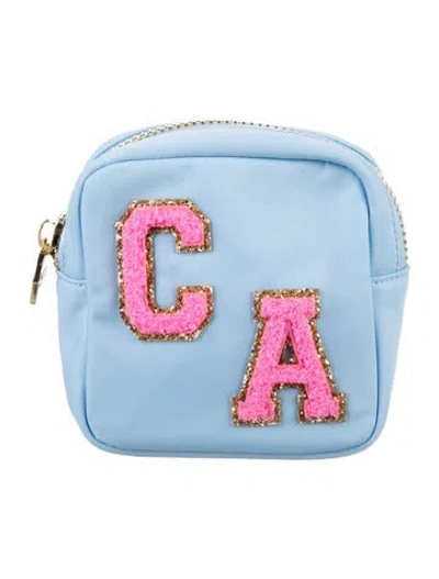 Pre-owned Stoney Clover Lane Cosmetic Bag In Blue