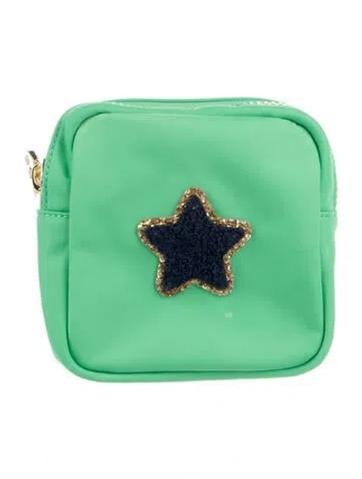 Pre-owned Stoney Clover Lane Cosmetic Bag In Green