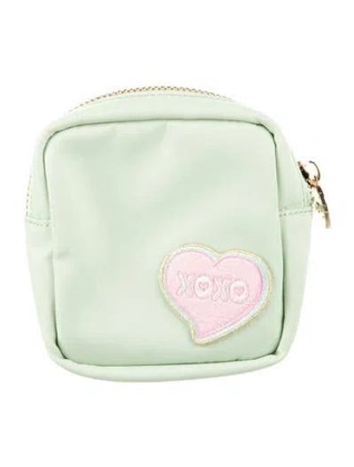 Pre-owned Stoney Clover Lane Cosmetic Bag In Green