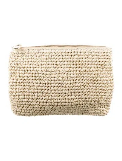 Pre-owned Stoney Clover Lane Cosmetic Bag In Neutral