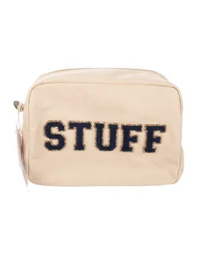 Pre-owned Stoney Clover Lane Cosmetic Bag In Neutral