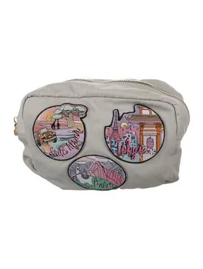 Pre-owned Stoney Clover Lane Cosmetic Bag In Neutral