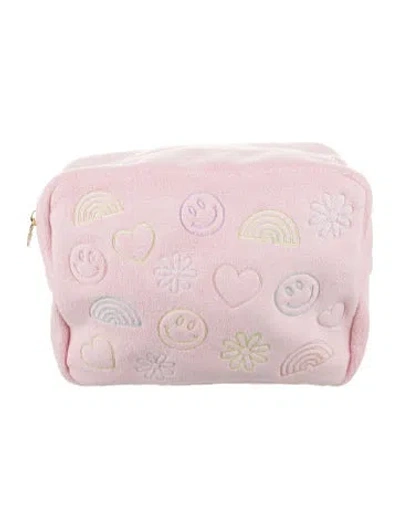 Pre-owned Stoney Clover Lane Cosmetic Bag In Pink