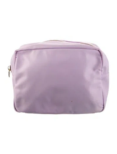 Pre-owned Stoney Clover Lane Cosmetic Pouch In Purple