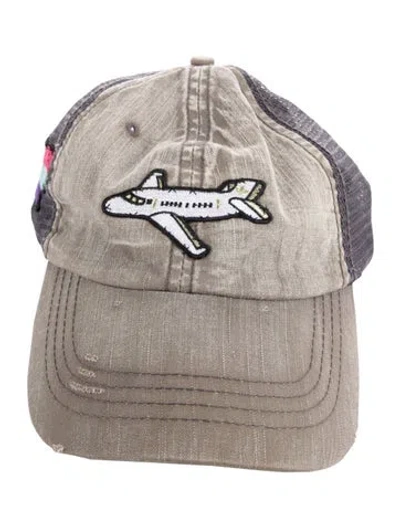 Pre-owned Stoney Clover Lane Cotton Blend Trucker Hat In Neutral