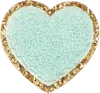 Stoney Clover Lane Cotton Candy Glitter Varsity Heart Patch