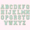 Stoney Clover Lane Cotton Candy Glitter Varsity Letter Patch