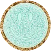 Stoney Clover Lane Cotton Candy Glitter Varsity Smiley Face Patch
