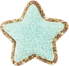 STONEY CLOVER LANE COTTON CANDY GLITTER VARSITY STAR PATCH