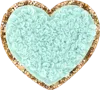 Stoney Clover Lane Cotton Candy Mini Glitter Varsity Heart Patch
