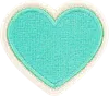 Stoney Clover Lane Cotton Candy Rolled Embroidery Heart Patch