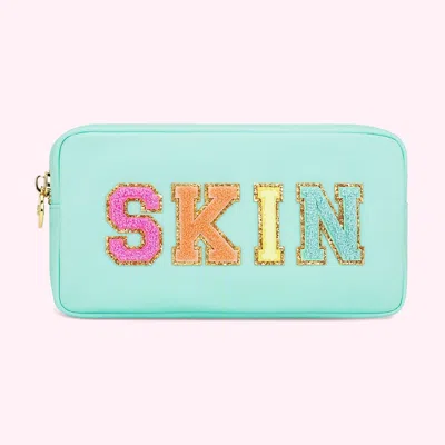 Stoney Clover Lane Cotton Candy "skin" Small Pouch In Blue