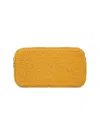 Stoney Clover Lane Cozy Sherpa Pouch In Mustard In Yellow