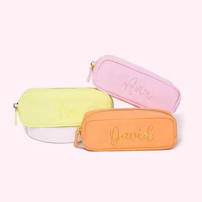Stoney Clover Lane Custom Embroidered Slim Pouch