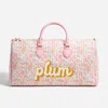 Stoney Clover Lane Custom Hand Embroidered Classic Duffle Made With Liberty Fabric