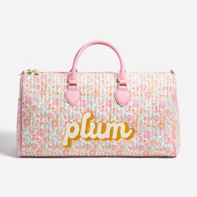 Stoney Clover Lane Custom Hand Embroidered Classic Duffle Made With Liberty Fabric