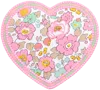 Stoney Clover Lane Customizable Heart Patch Made With Liberty Fabric