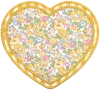 Stoney Clover Lane Customizable Heart Patch Made With Liberty Fabric