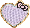 Stoney Clover Lane Customizable Hello Kitty Heart Patch