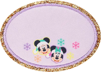 Stoney Clover Lane Customizable Mickey Mouse Holiday Patch In Purple