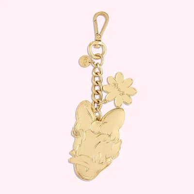 Stoney Clover Lane Daisy Silhouette Bag Charm In Gold