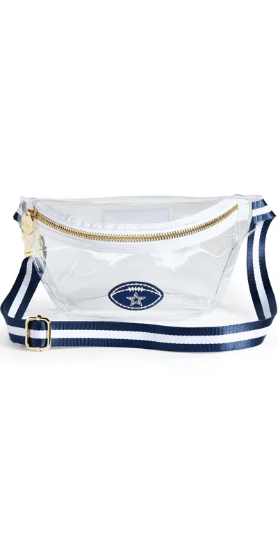 Stoney Clover Lane Dallas Cowboys Clear Fanny Pack Sapphire/white
