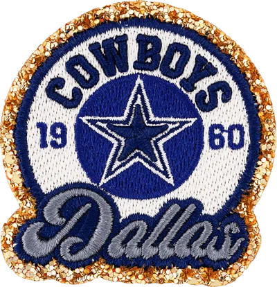 Stoney Clover Lane Dallas Cowboys Patch In Blue