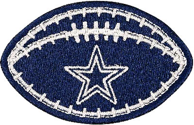 Stoney Clover Lane Dallas Cowboys Patch In Blue