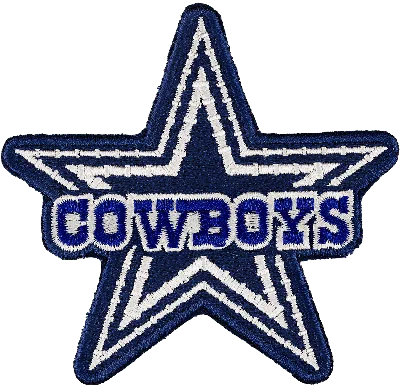 Stoney Clover Lane Dallas Cowboys Patch In Blue